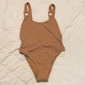 Aerie Tan One Piece Swimsuit